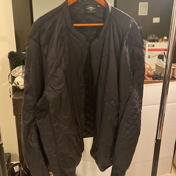 Harley-Davidson Men's Vanocker Waterproof Triple Vent Leather Jacket Size 4XL - Picture 7 of 9